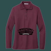 Women's Silk Touch Long Sleeve Polo Thumbnail
