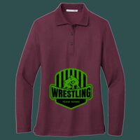 Women's Silk Touch Long Sleeve Polo Thumbnail