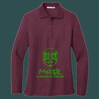 Women's Silk Touch Long Sleeve Polo Thumbnail