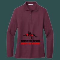 Women's Silk Touch Long Sleeve Polo Thumbnail