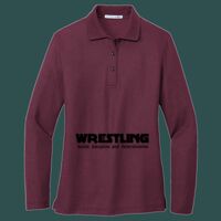 Women's Silk Touch Long Sleeve Polo Thumbnail