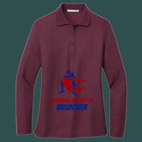 Women's Silk Touch Long Sleeve Polo Thumbnail