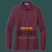 Women's Silk Touch Long Sleeve Polo Thumbnail
