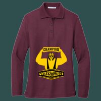 Women's Silk Touch Long Sleeve Polo Thumbnail