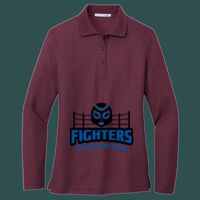Women's Silk Touch Long Sleeve Polo Thumbnail