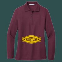 Women's Silk Touch Long Sleeve Polo Thumbnail