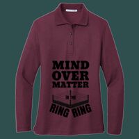 Women's Silk Touch Long Sleeve Polo Thumbnail