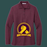 Women's Silk Touch Long Sleeve Polo Thumbnail
