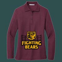 Women's Silk Touch Long Sleeve Polo Thumbnail