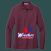 Women's Silk Touch Long Sleeve Polo Thumbnail