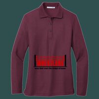 Women's Silk Touch Long Sleeve Polo Thumbnail