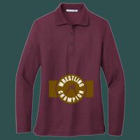 Women's Silk Touch Long Sleeve Polo Thumbnail