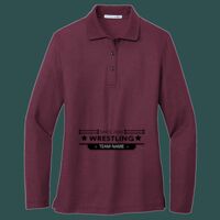 Women's Silk Touch Long Sleeve Polo Thumbnail