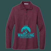 Women's Silk Touch Long Sleeve Polo Thumbnail