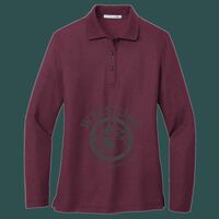 Women's Silk Touch Long Sleeve Polo Thumbnail