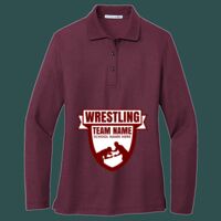 Women's Silk Touch Long Sleeve Polo Thumbnail