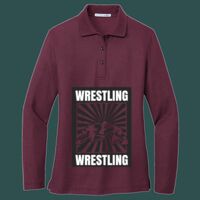 Women's Silk Touch Long Sleeve Polo Thumbnail