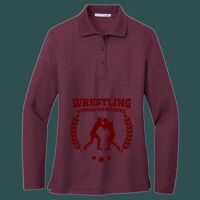 Women's Silk Touch Long Sleeve Polo Thumbnail