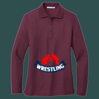 Women's Silk Touch Long Sleeve Polo Thumbnail