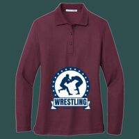 Women's Silk Touch Long Sleeve Polo Thumbnail