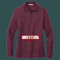 Women's Silk Touch Long Sleeve Polo Thumbnail
