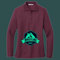 Women's Silk Touch Long Sleeve Polo Thumbnail