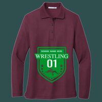Women's Silk Touch Long Sleeve Polo Thumbnail