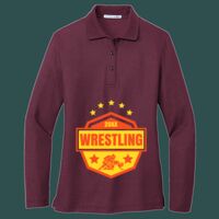 Women's Silk Touch Long Sleeve Polo Thumbnail