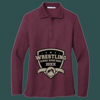 Women's Silk Touch Long Sleeve Polo Thumbnail