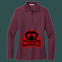Women's Silk Touch Long Sleeve Polo Thumbnail