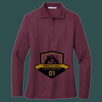 Women's Silk Touch Long Sleeve Polo Thumbnail
