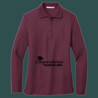 Women's Silk Touch Long Sleeve Polo Thumbnail