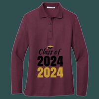 Women's Silk Touch Long Sleeve Polo Thumbnail