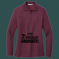 Women's Silk Touch Long Sleeve Polo Thumbnail