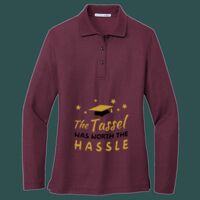 Women's Silk Touch Long Sleeve Polo Thumbnail