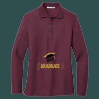 Women's Silk Touch Long Sleeve Polo Thumbnail