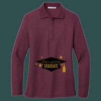 Women's Silk Touch Long Sleeve Polo Thumbnail