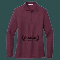 Women's Silk Touch Long Sleeve Polo Thumbnail