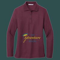 Women's Silk Touch Long Sleeve Polo Thumbnail