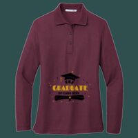 Women's Silk Touch Long Sleeve Polo Thumbnail