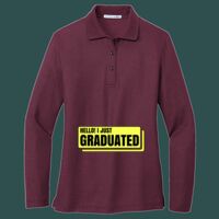 Women's Silk Touch Long Sleeve Polo Thumbnail