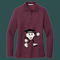 Women's Silk Touch Long Sleeve Polo Thumbnail