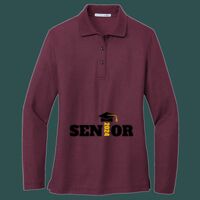 Women's Silk Touch Long Sleeve Polo Thumbnail