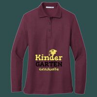 Women's Silk Touch Long Sleeve Polo Thumbnail