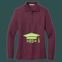 Women's Silk Touch Long Sleeve Polo Thumbnail