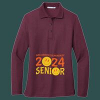 Women's Silk Touch Long Sleeve Polo Thumbnail