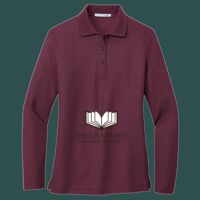 Women's Silk Touch Long Sleeve Polo Thumbnail