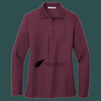 Women's Silk Touch Long Sleeve Polo Thumbnail