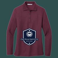Women's Silk Touch Long Sleeve Polo Thumbnail