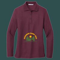 Women's Silk Touch Long Sleeve Polo Thumbnail